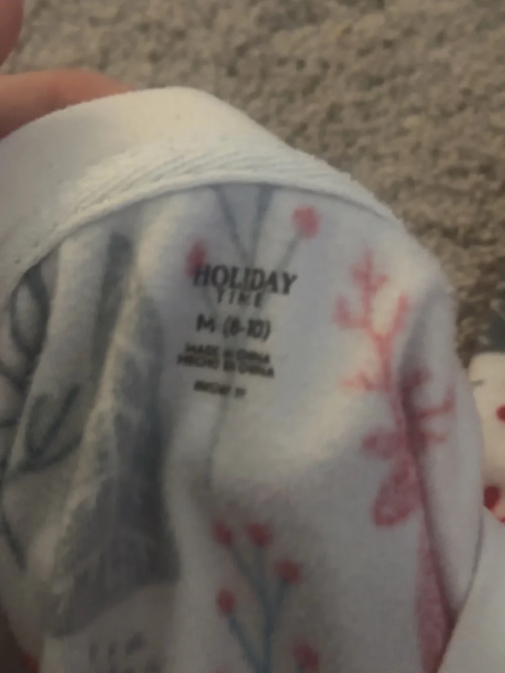 Matching pajama set holiday